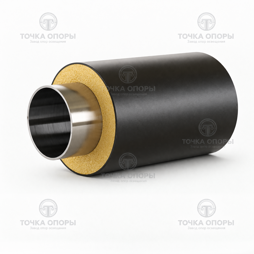 Труба ППУ полиэтиленовая оболочка 900х720х8 мм ГОСТ 30732-2006