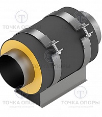 Скользящая опора СПО 89/160.150 подкладная для труб в ППУ