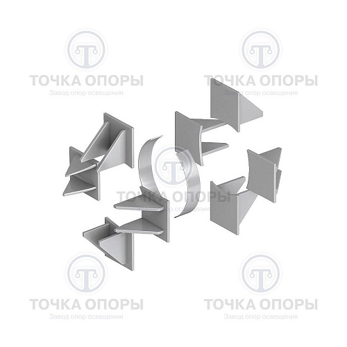 Опоры неподвижная боковые ТС-668.00.00 СБ