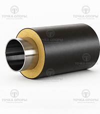 Труба ППУ 125х38х3 мм ПЭ 2 ГОСТ 30732-2006